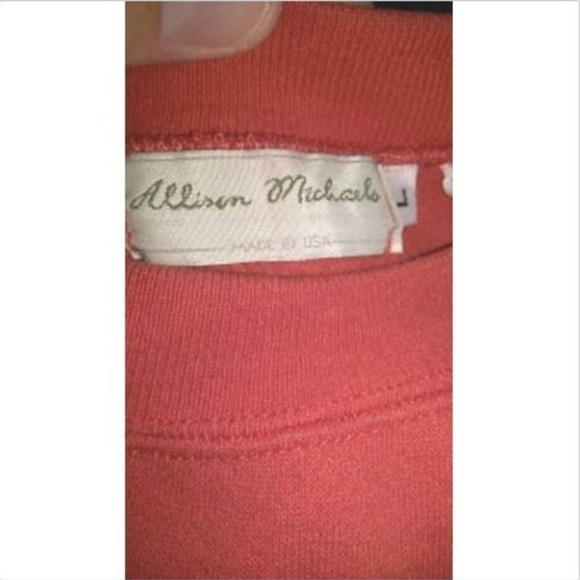 Allison Michaels Christmas Sweatshirt Women's Large - Picture 4 of 5